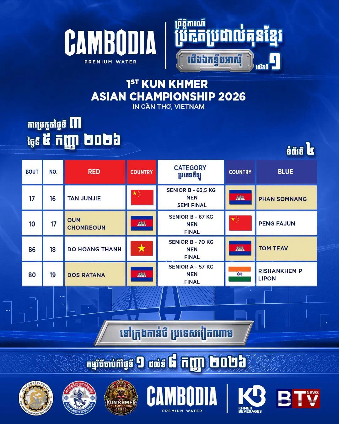 Asian Kun Khmer Championship 2026-09-05 — ឯកសារប្រភពដែលបានផ្តល់