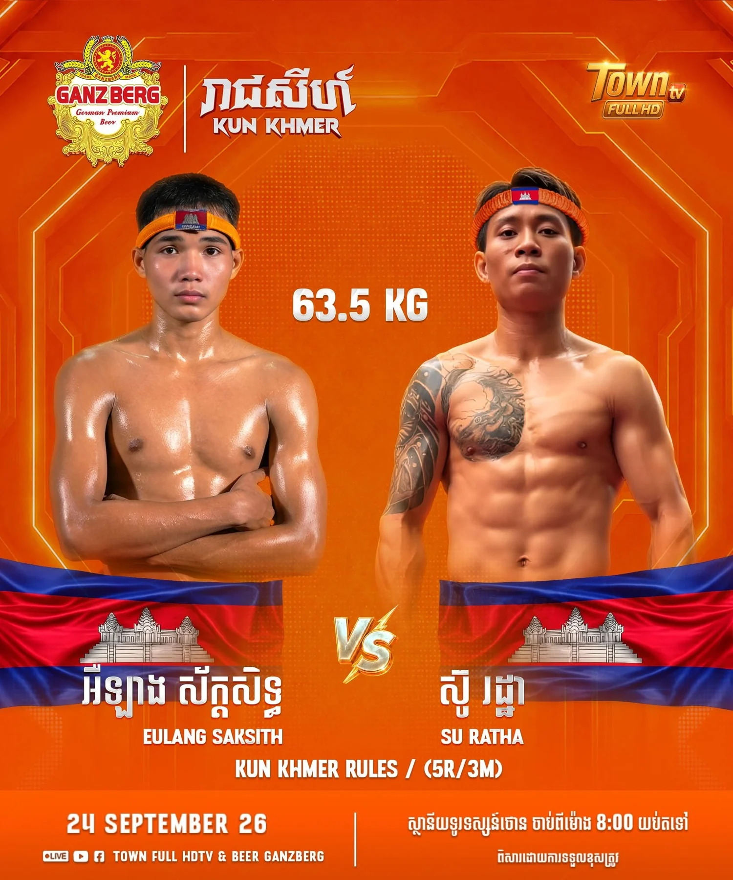 Eulang Saksith vs Su Ratha