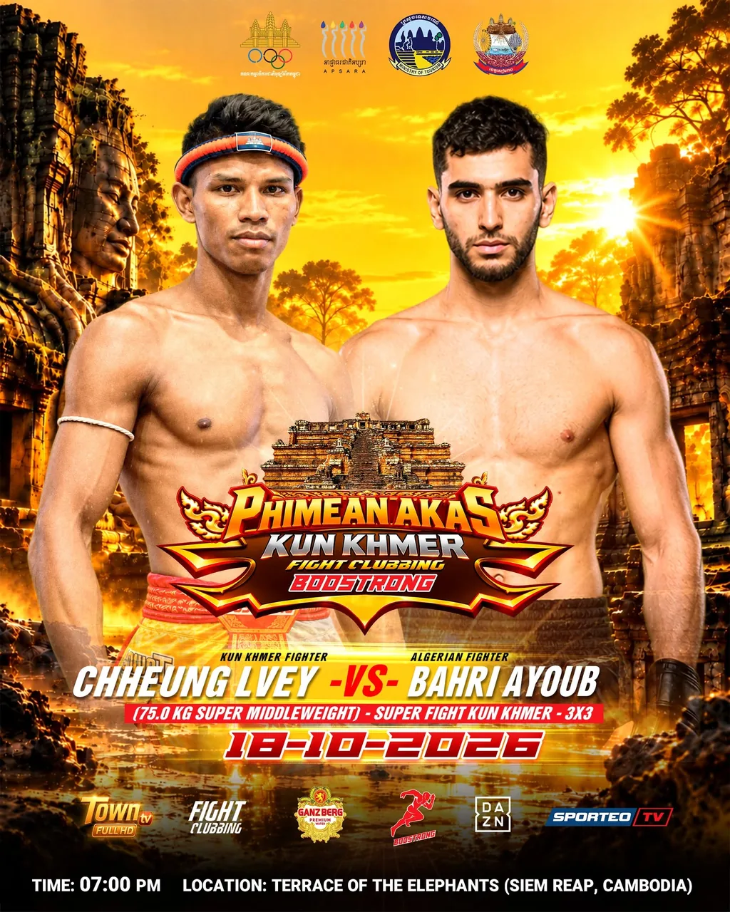 Fight Clubbing 44 / Phimean Akas Kun Khmer — Angkor — source poster, 2026-10-18
