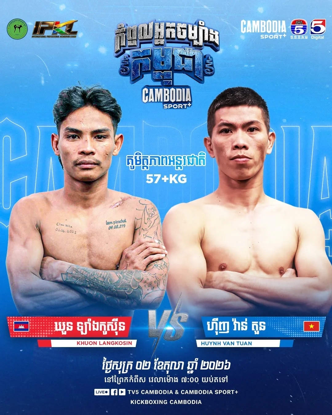 Khuon Langkosin vs Huynh Van Tuan