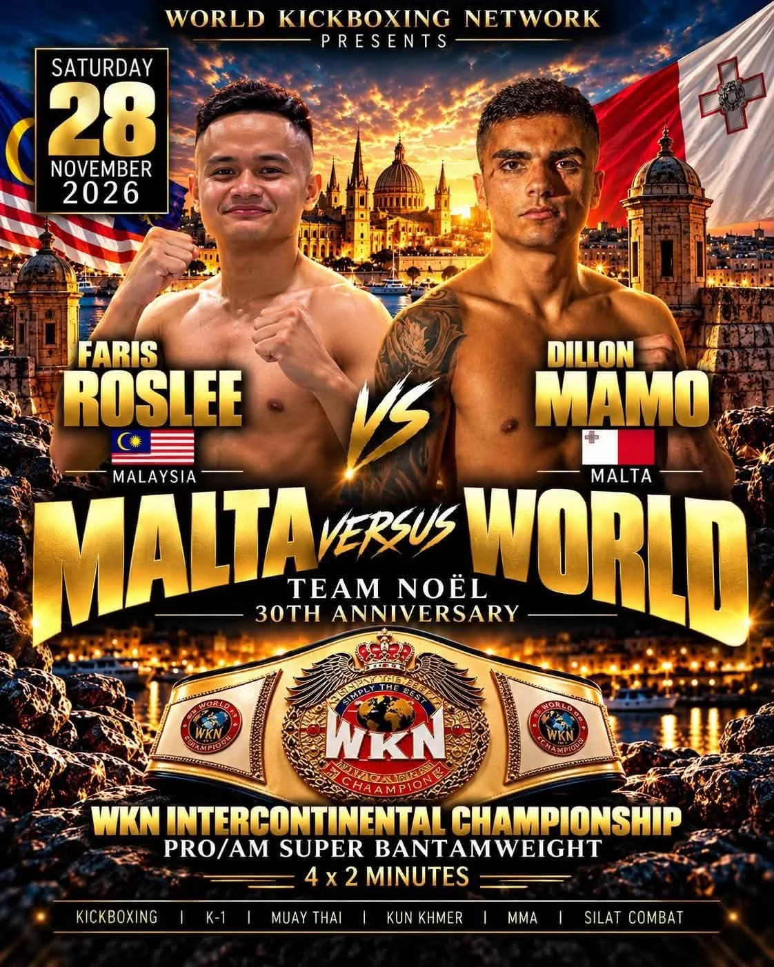 Faris Roslee vs Dillon Mamo