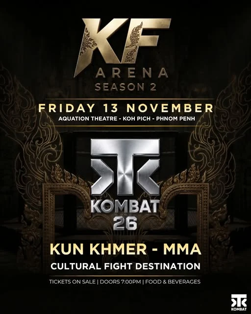 KF Arena Season 2 in Phnom Penh — 13 November 2026