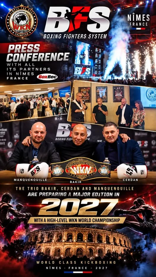 Promotional poster: BFS press conference and 2027 announcement. | ផ្ទាំងផ្សព្វផ្សាយ៖ BFS press conference and 2027 announcement។