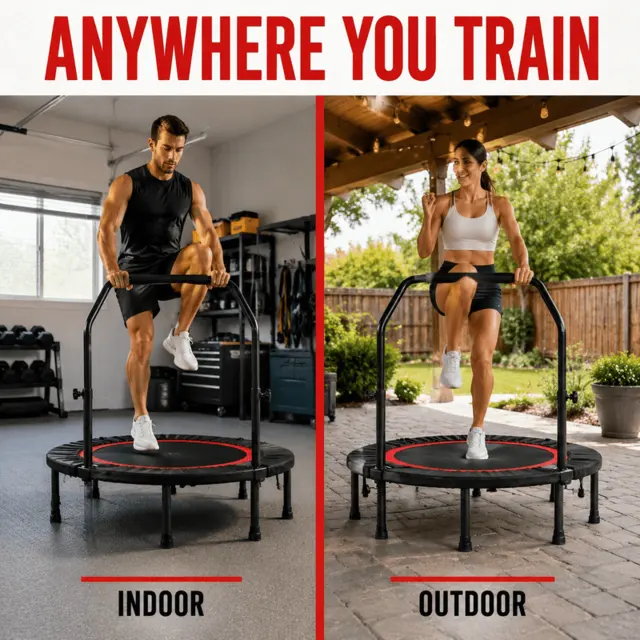 Trampoline pliable à plusieurs pieds de support