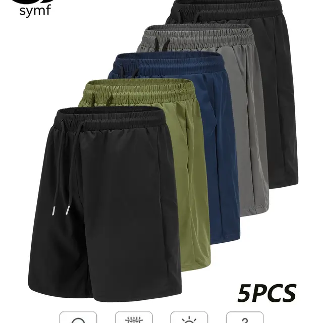 Five men’s shorts for casual wear and training