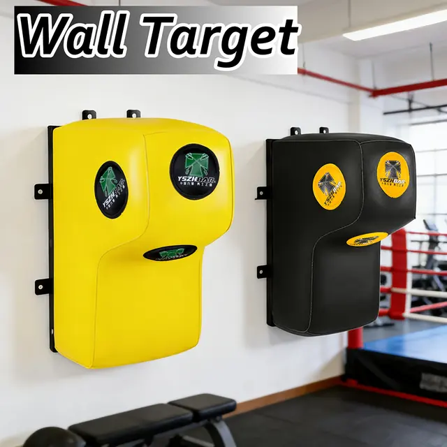 Multi-angle boxing wall target