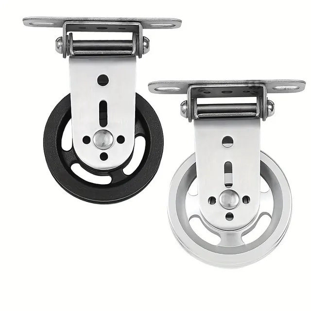 Nylon pulley with steel-wire setup