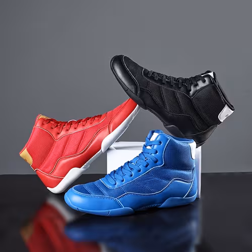 High-top indoor boxing shoes