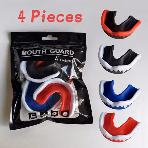 Lot de quatre protège-dents adultes