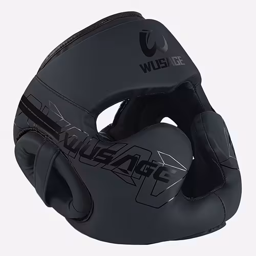 Training headgear with cheek coverage