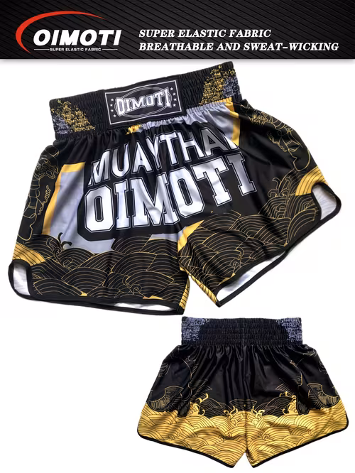 OIMOTI printed stretch boxing shorts