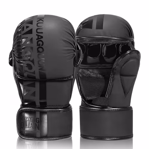Open-palm half-finger training gloves