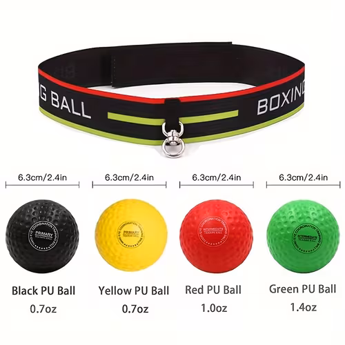 Balle de réaction en PU avec bandeau réglable