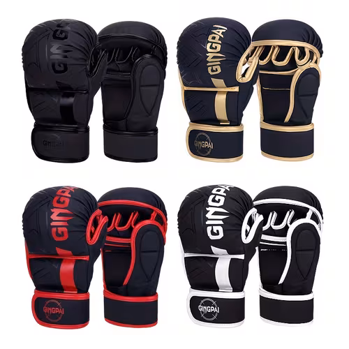 Adult half-finger training gloves