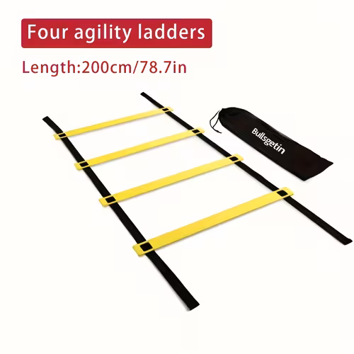 Agility ladder with rung options