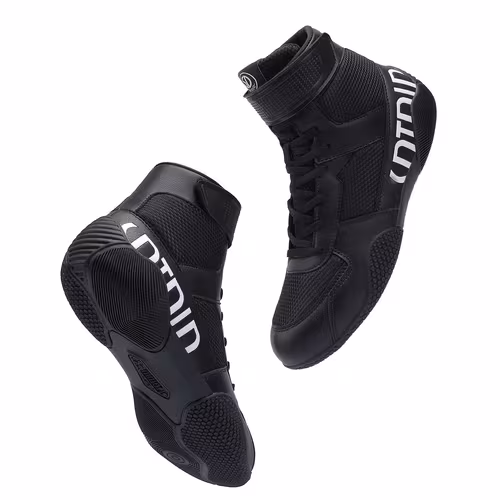 Indoor training shoes with buckle