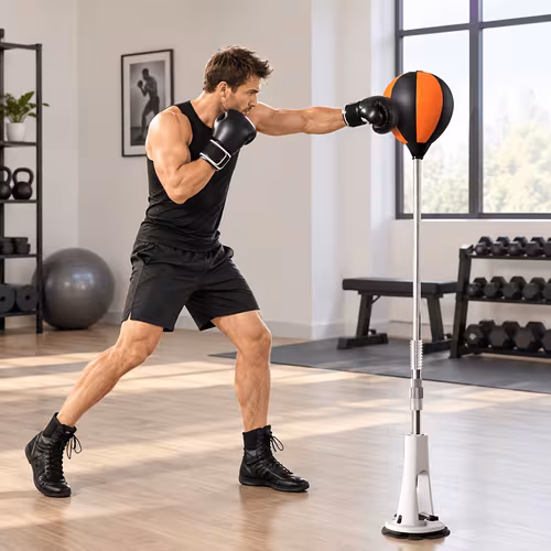 Appareil de réaction sur pied à deux balles