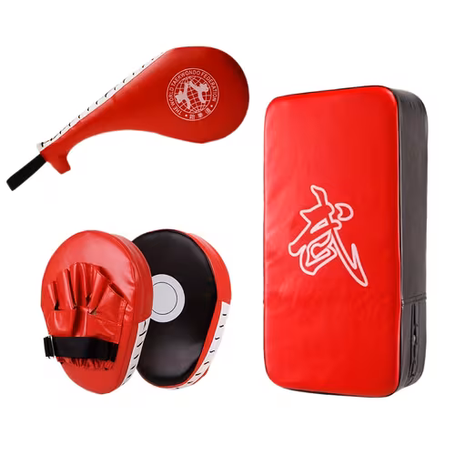 Four-piece gloves and focus-pad set