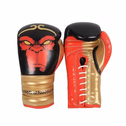 Lace-up boxing gloves, PU announced