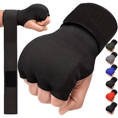 Foam-padded quick-wrap inner gloves, one pair