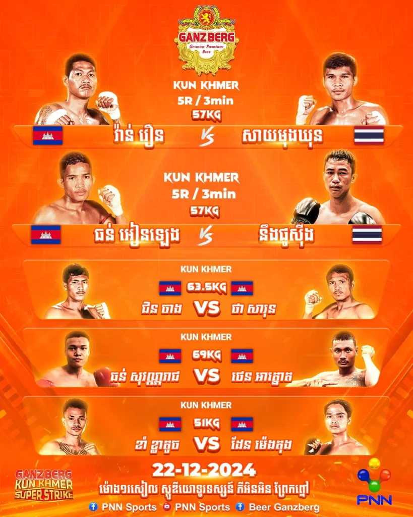 GANZBERG Kun Khmer Super Strike 2024 ថ្ងៃទី 22 ខែធ្នូ