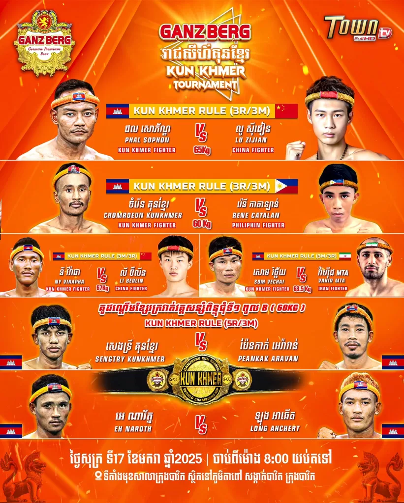 GANZBERG Kun Khmer tournament 2025 January 17