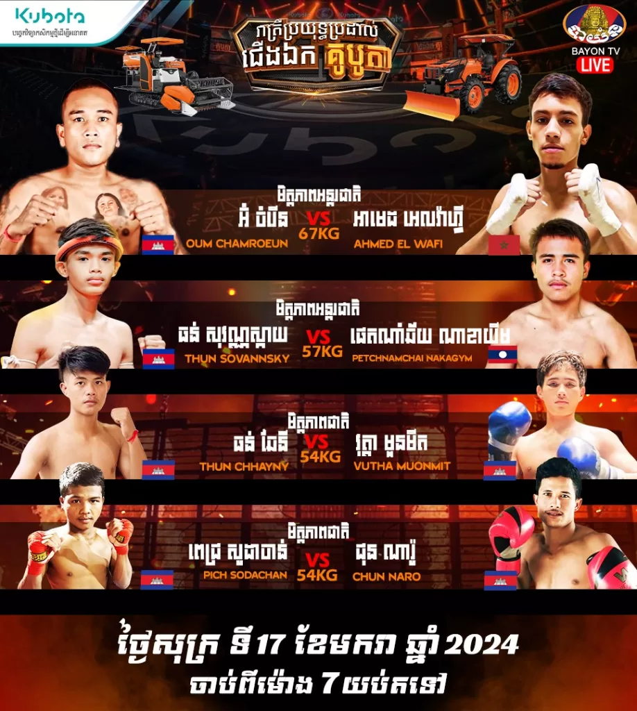 KUBOTA Boxing Fight Night 2025 January 17