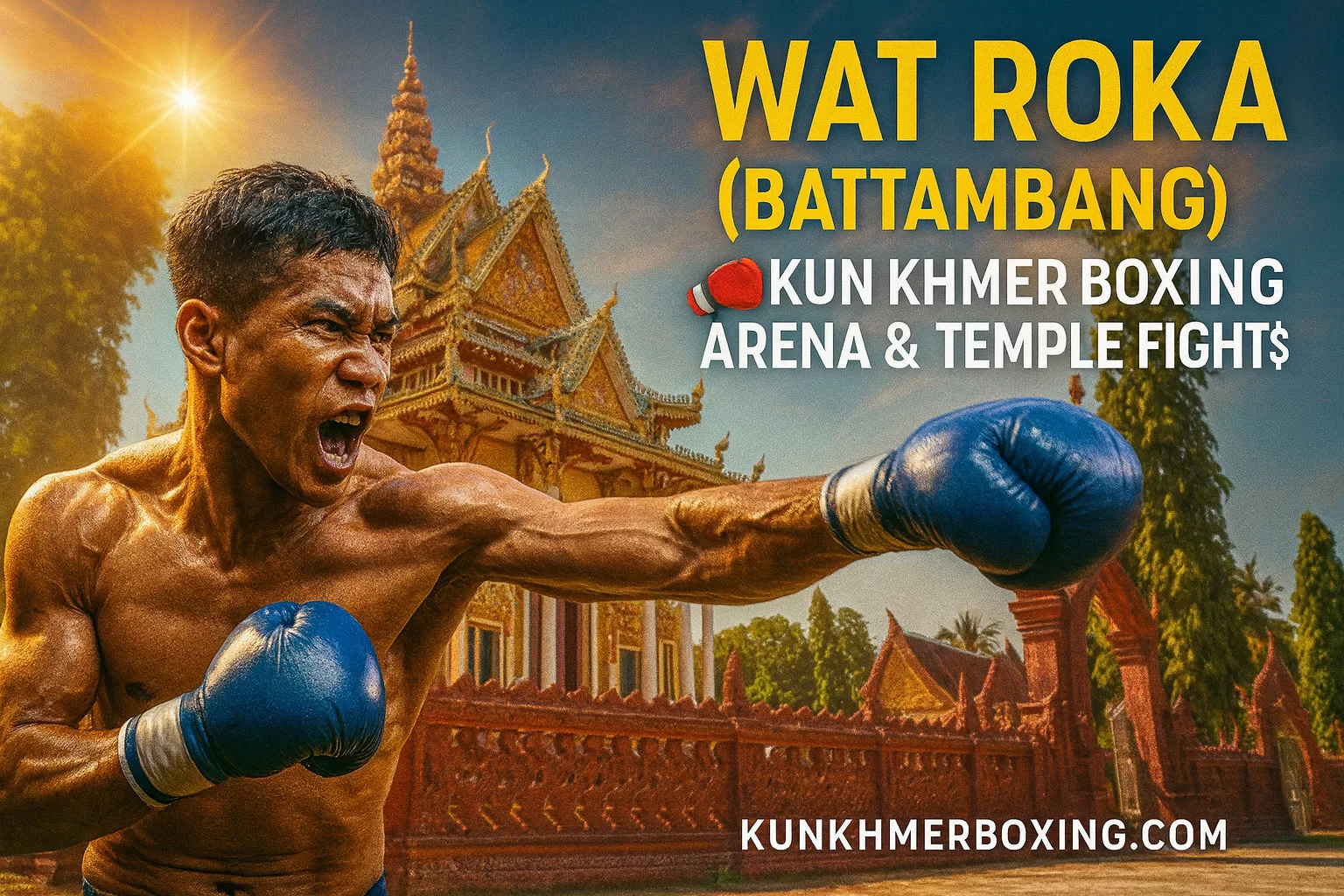 Wat Roka (Battambang Cambodia) – Kun Khmer Boxing Arena & Temple Fights 🥊🛕