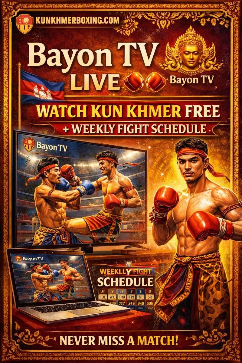 Bayon TV Live Kun Khmer π₯ Watch Free Streaming + Weekly Schedule official link