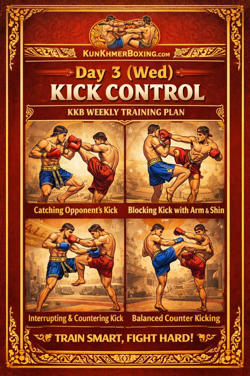 Day 3 (Wed) KKB ๐ฆต Kick Control (Long Weapons) โ Weekly Training Plan (3:30โ5:30) | Day 3 (Wed) KKB ๐ฆต Kick Control (Long Weapons) โ Weekly Training Plan (3:30โ5:30) โ แแผแแแถแแแแแผแแแถแ KKB