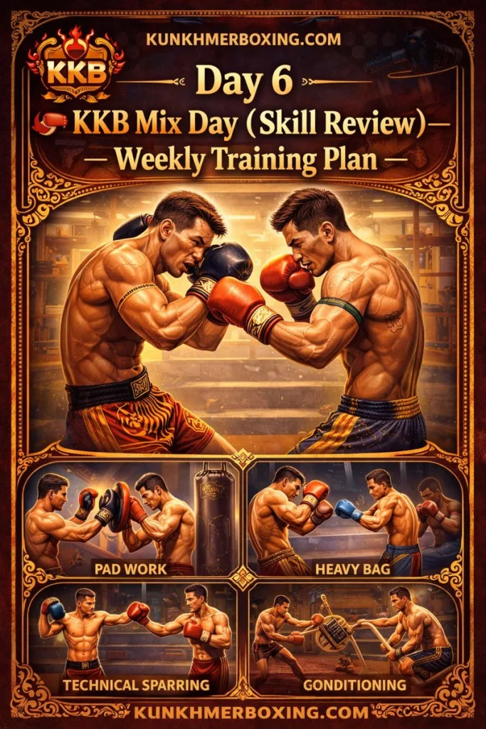 Day 6 (Sat) 🥊 Mix Day (Skill Review) — KKB Weekly Training (3:30–5:30)