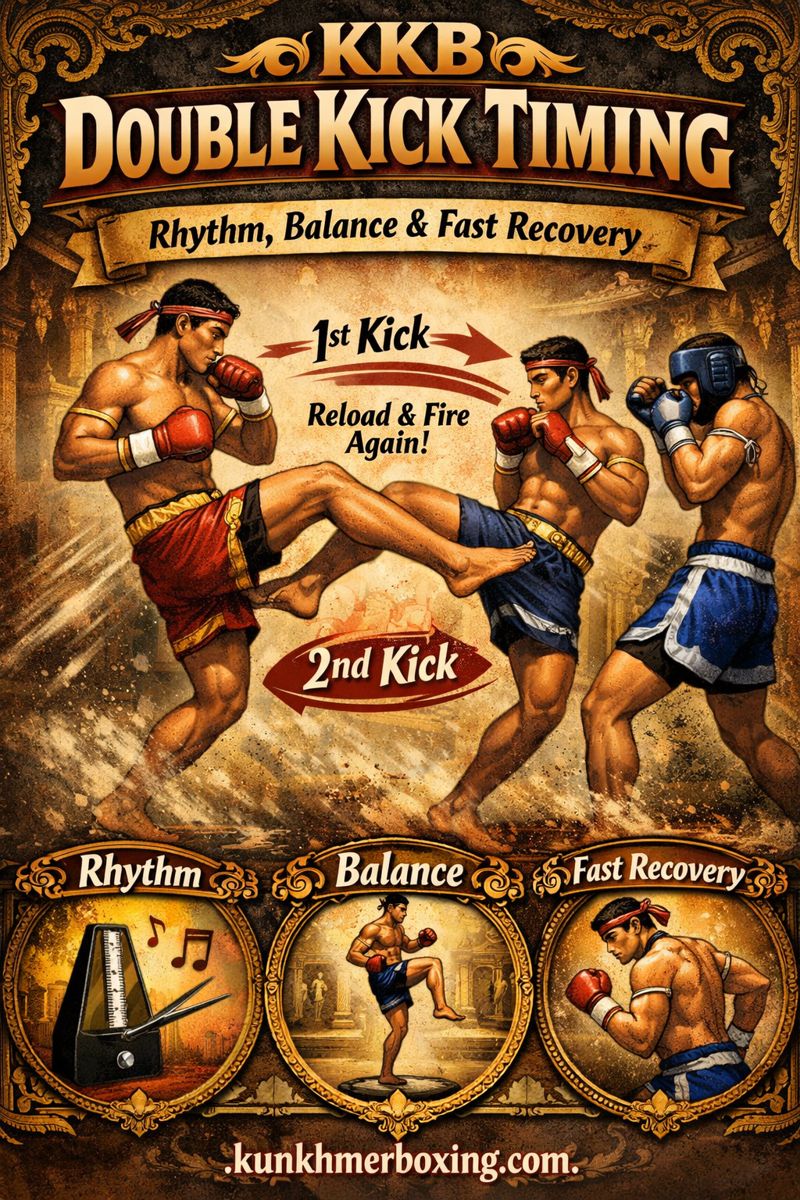 KKB Double Kick Timing (Same Leg) 🔁 3×6 Rhythm, Balance & Fast Recovery | KKB Double Kick Timing (Same Leg) 🔁 3×6 Rhythm, Balance & Fast Recovery — រូបភាពផ្លូវការ KKB