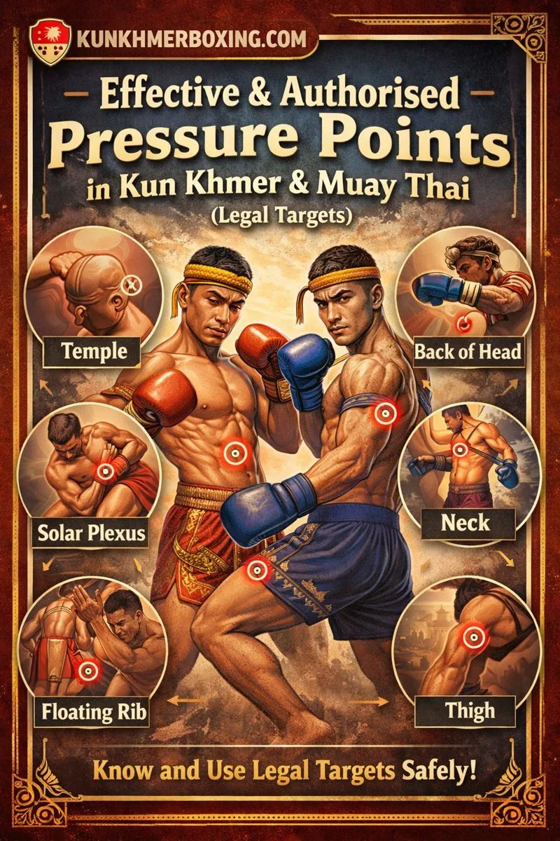 KKB ✅ Effective & Authorised Pressure Points in Kun Khmer and Muay Thai