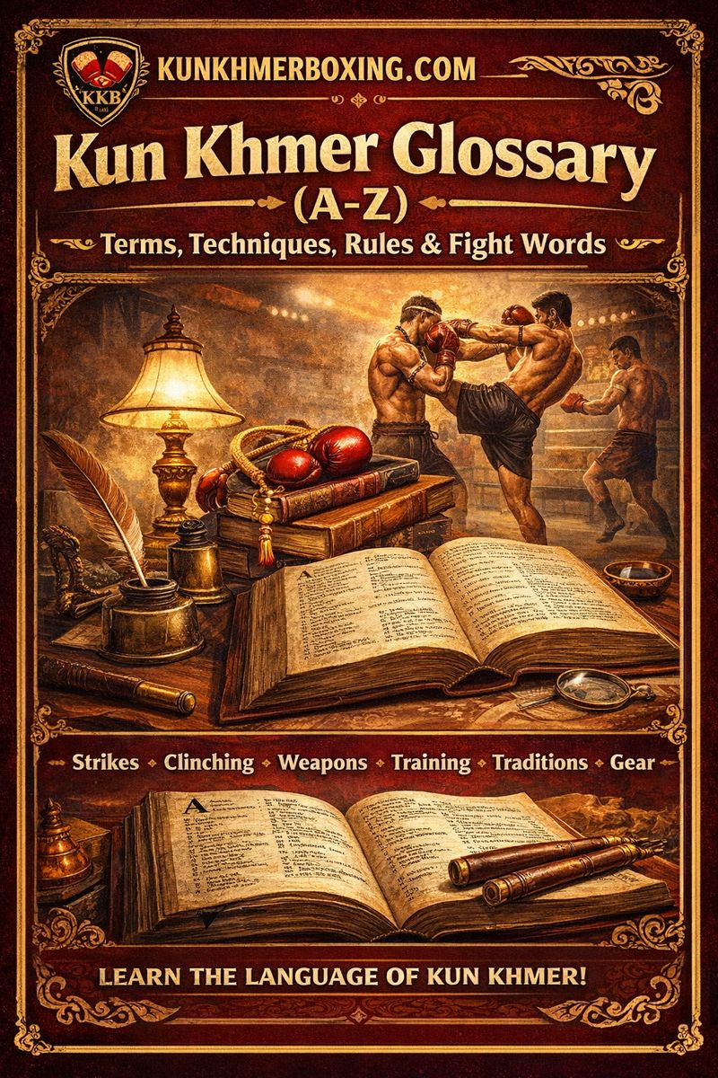 Kun Khmer Glossary 🥊 (Terms, Moves, Scoring & Training Words) | Kun Khmer Glossary 🥊 (Terms, Moves, Scoring & Training Words) — រូបភាពផ្លូវការ KKB