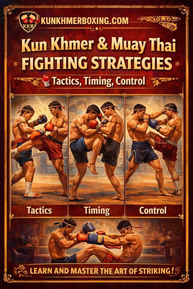 KKB Kun Khmer & Muay Thai Fighting Strategies 🥊 (Tactics, Timing, Control)