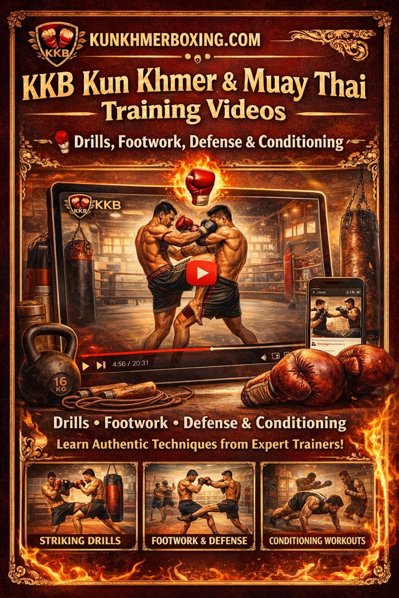 Kun Khmer & Muay Thai Training Videos 🥊🔥 (Drills, Techniques & Weekly Plan) | Kun Khmer & Muay Thai Training Videos 🥊🔥 (Drills, Techniques & Weekly Plan) — រូបភាពផ្លូវការ KKB