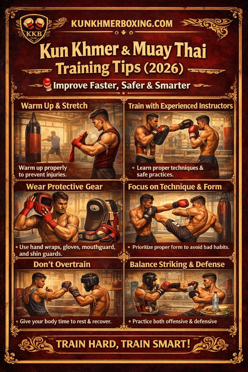 Kun Khmer & Muay Thai Training Tips 🥊 (Train Smarter, Improve Faster) | Kun Khmer & Muay Thai Training Tips 🥊 (Train Smarter, Improve Faster) — រូបភាពផ្លូវការ KKB