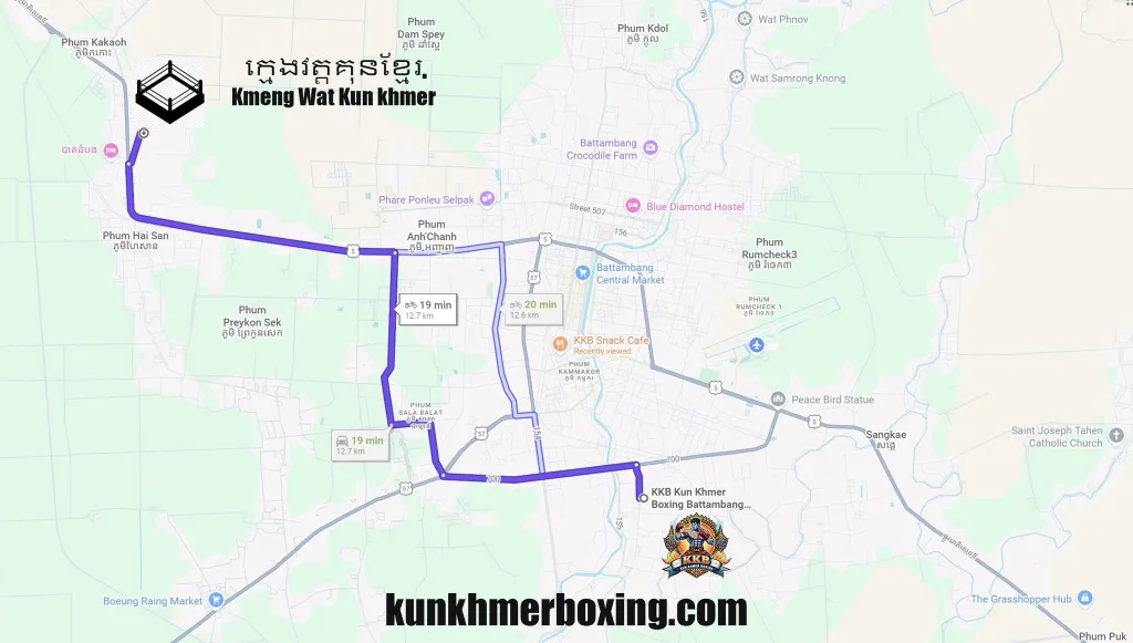 Kmeng Wat Kun khmer ក្មេងវត្តគុនខ្មែរ បាត់ដំបន់ Battambang MAP