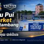 វី-អាក់ធីវ ថ្នាល់គុនខ្មែរ នៅផ្សាភូពុយ បាត់ដំបង 🥊 | Phu Pui Market Battambang V-Active Thnal Kun Khmer KKB