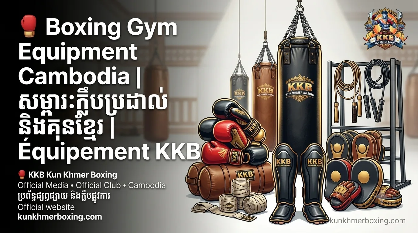 Boxing Gym Equipment Cambodia | សម្ភារៈក្លឹបប្រដាល់ និងគុនខ្មែរ | Équipement KKB