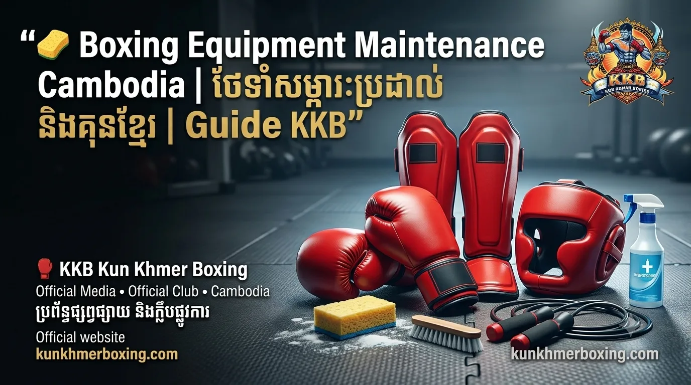Boxing Equipment Maintenance Cambodia | ថែទាំសម្ភារៈប្រដាល់ និងគុនខ្មែរ | Guide KKB