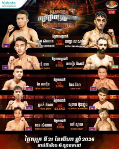 Long Samnang vs Reza Shahsavari