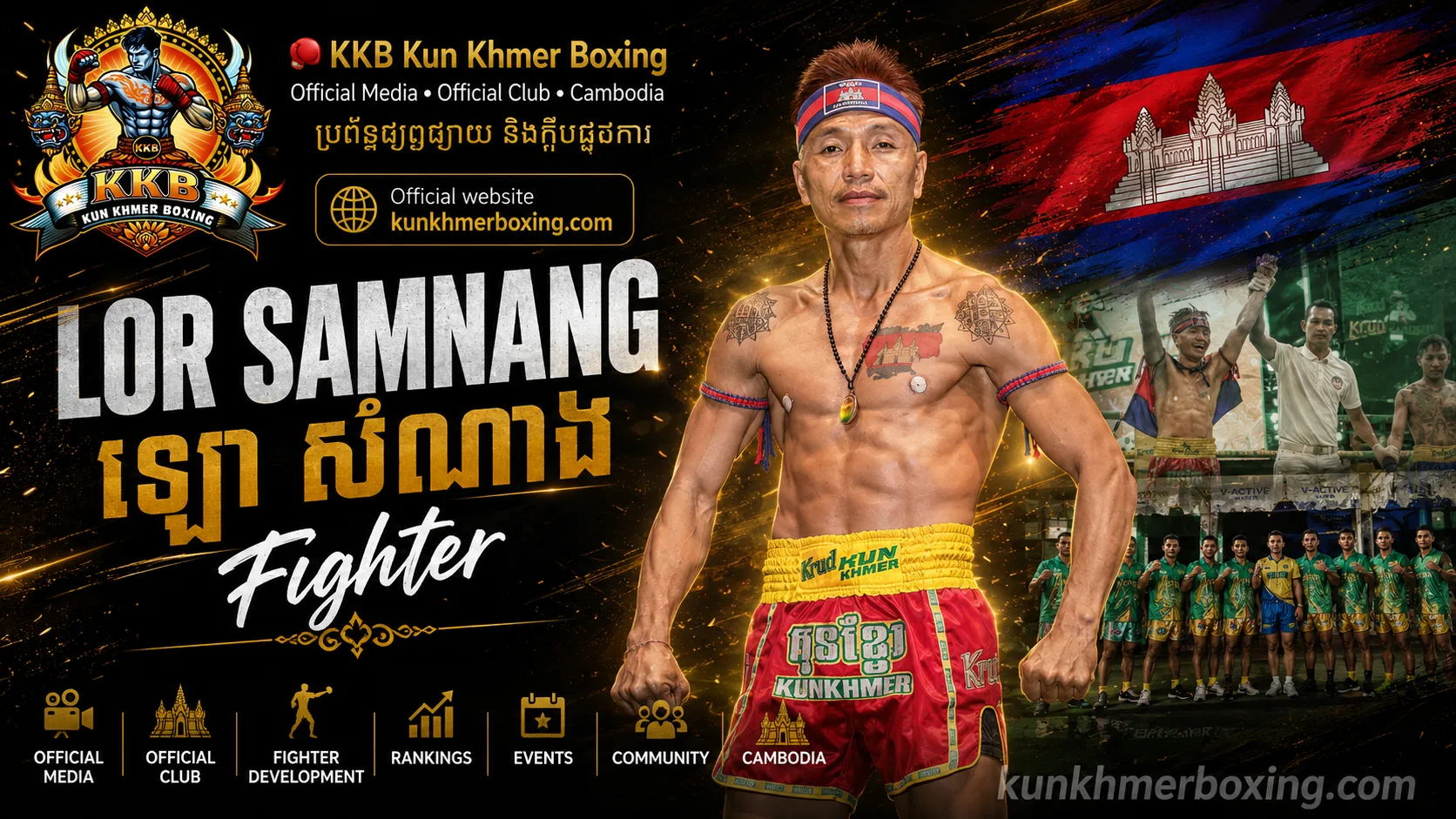 LOR SAMNANG / រង់ចាំបញ្ជាក់ KKB Figter Profile Kun Khmer