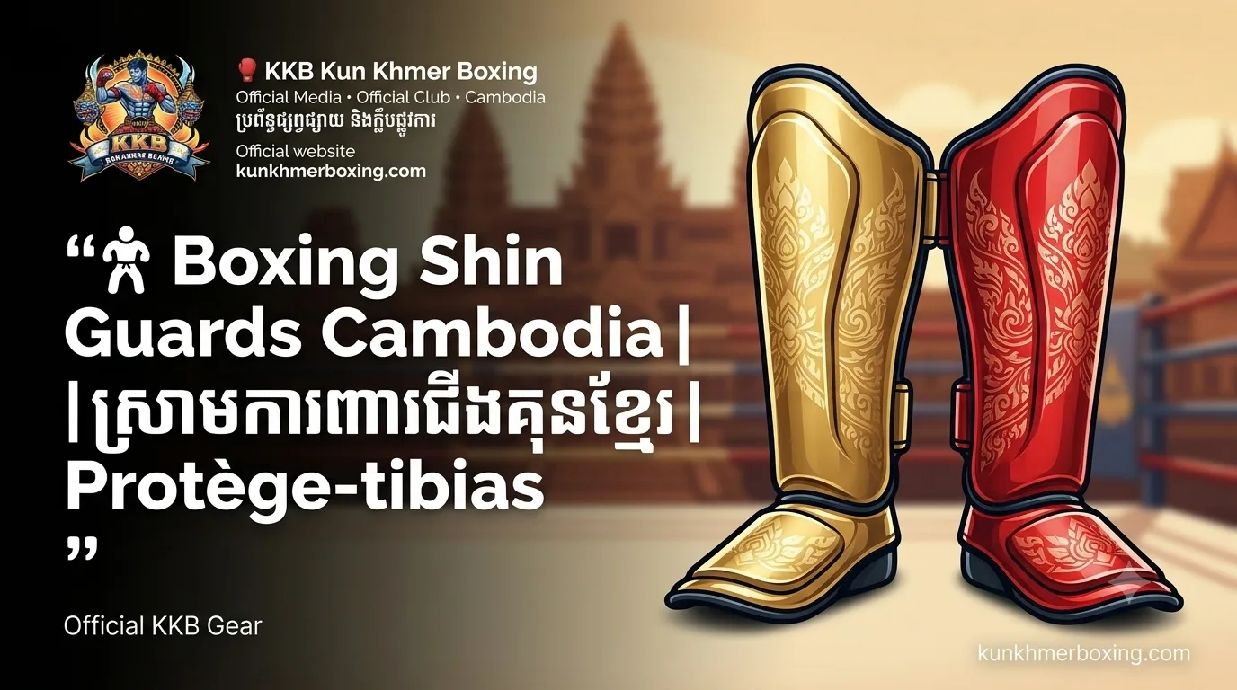 🥋 Boxing Shin Guards Cambodia | ស្រោមការពារជើងគុនខ្មែរ | Protège-tibias KKB