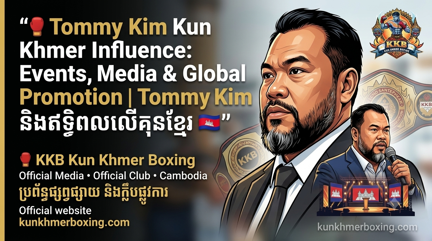 🥊 Tommy Kim Kun Khmer Influence: Events, Media & Global Promotion | Tommy Kim និងឥទ្ធិពលលើគុនខ្មែរ 🇰🇭